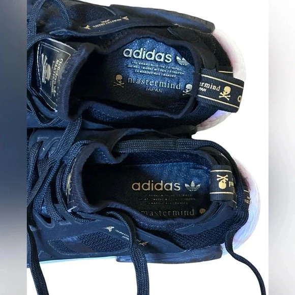 Adidas NMD X Mastermind Japan Athletic Sneaker in Black/Gold Men’s Size 7 - Picture 5 of 14
